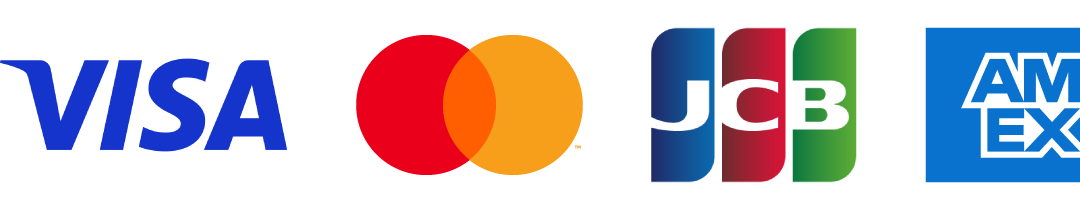 VISA MASTERCARD JCB AMERICANEXPRESS 各カード会社のアイコン