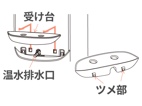 背面放熱部のホコリを掃除機で吸い取るところ